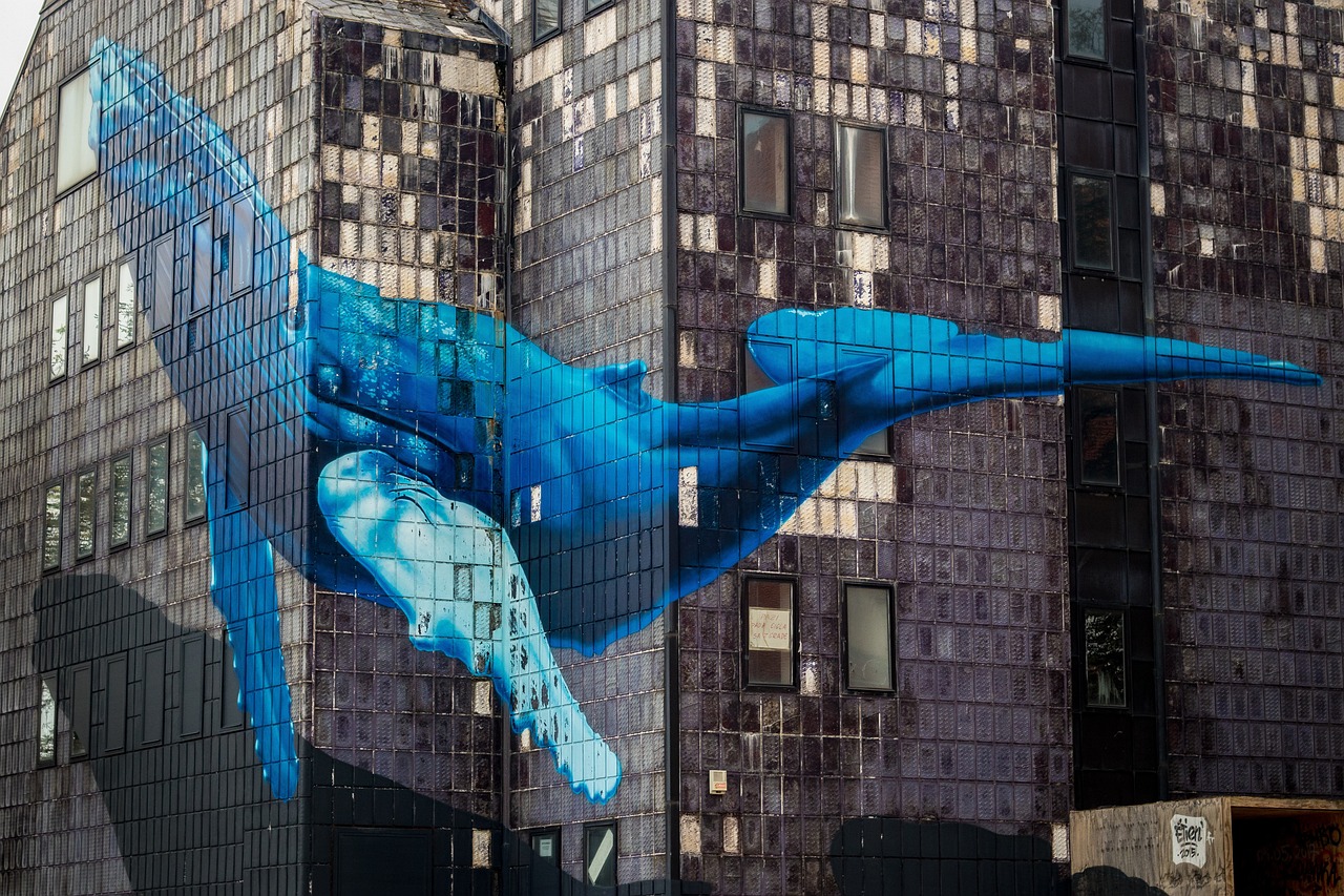 最新街射涂鸦,城市新文化与艺术表现的交融