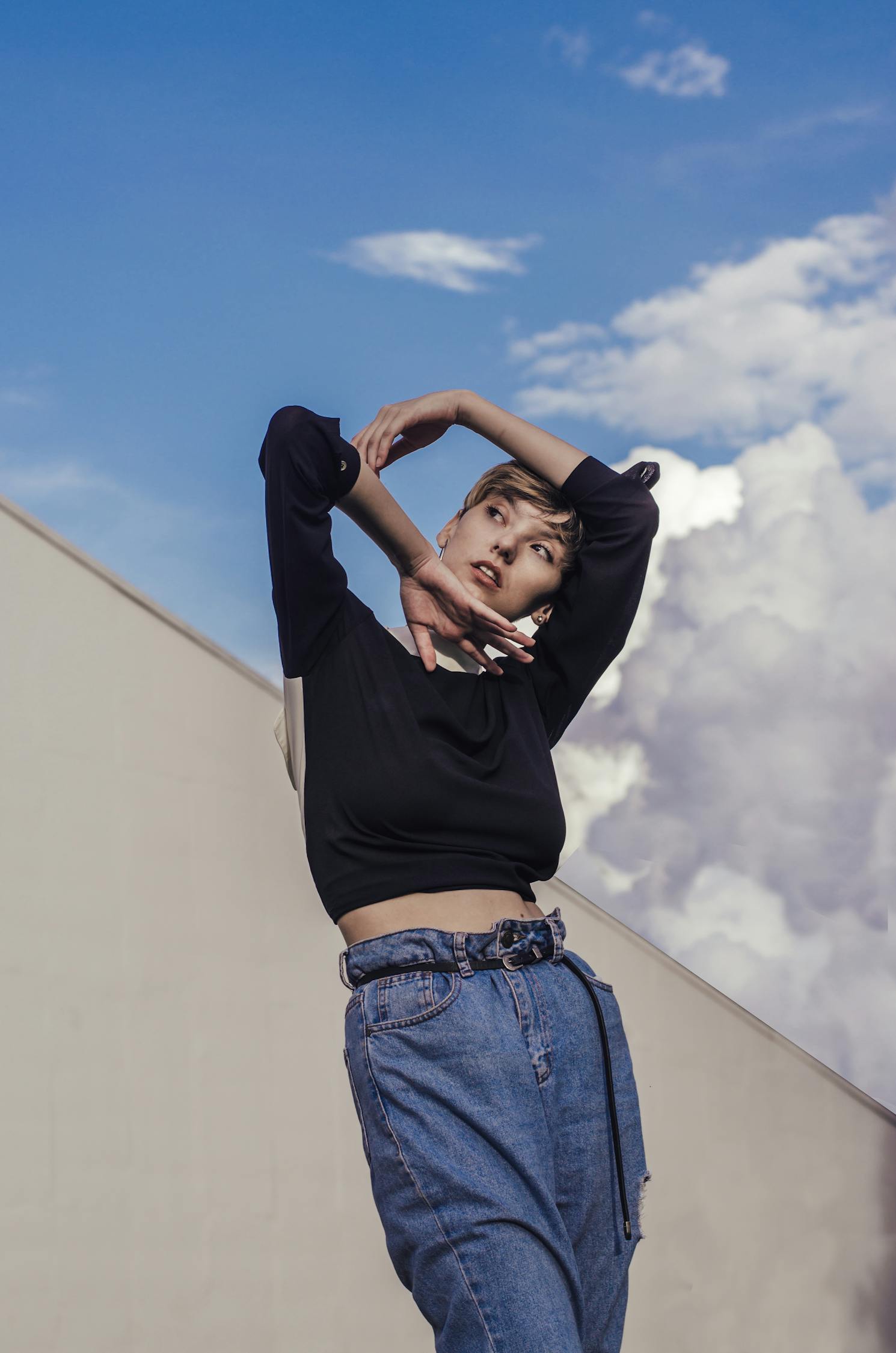 最新比心拍照,手势与摄影艺术的时尚融合